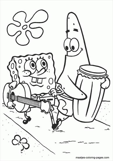 SpongeBob - spongebob - kolorowanka 67.GIF