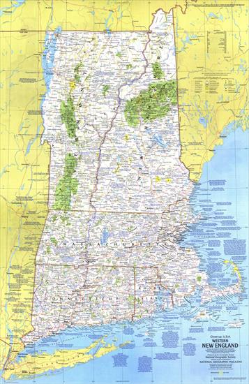 National Geografic - Mapy - USA - Western New England 1 1975.jpg